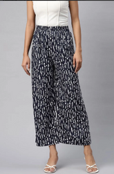 Stylish black and white Palazzo Pants for Women